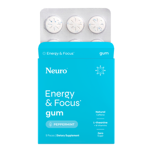 Energy & Focus Gum Peppermint Blister