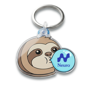 Neuro Sloth Keychain